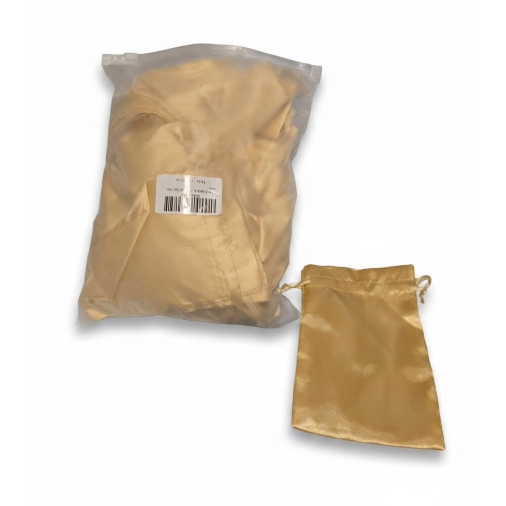 Gift Bags 50 Pack Gold 4X5